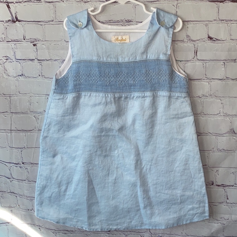 Rosalina Dress With Smocking Size 6
